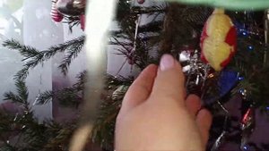 28.Ёлочные игрушки СССР Елка в стиле СССР