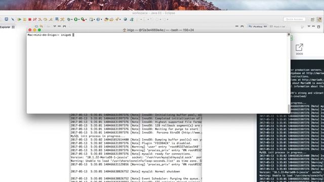 Ejemplo de ver logs de contenedores Docker смотреть онлайн
