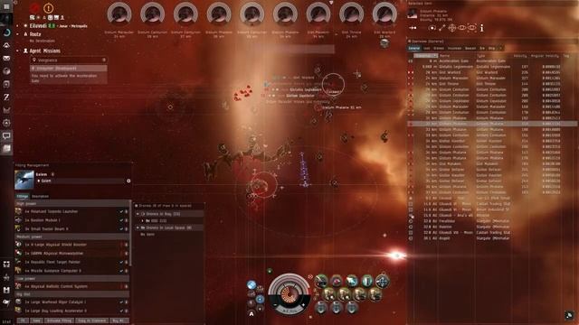 [EVE Online] 4K DPS Polarized Torpedo Golem vs Lv4 Mission Angel Vengeance смотреть онлайн