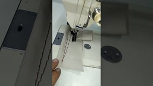 Швейная машинка двойного продвижения, шьём толстой ниткой.