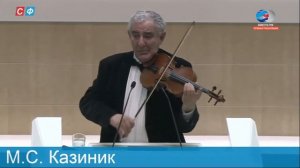 Скрипка. М.С. Казиник о скрипке.