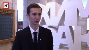 Победитель олимпиады Виктор Кошлань, абитуриент химического факультета МГУ.