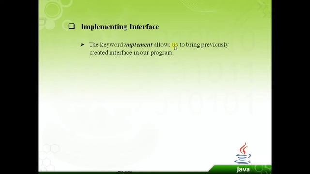 Interfaces in Java |  Code Example