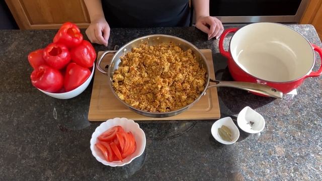 Фаршированный перец ~ Очень простой рецепт ~ Вкусные идеи, просто!
