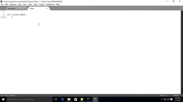 PyQt : Create Sqlite Database Using GUI QtDesigner. смотреть онлайн