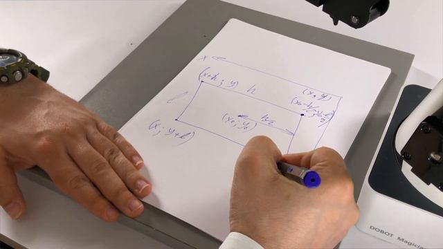 Объясняем формулу прямоугольника. Геометрия и формулы в Blockly [11] Урок по DOBOT смотреть онлайн