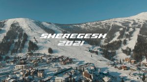 Горные лыжи. Фрирайд. Ребенок 9 лет едет лучше родителей ? Шерегеш  спуск по трассе "Доллар" в марте