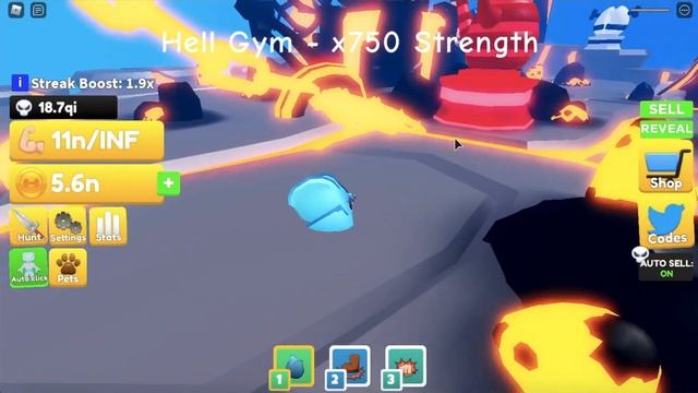 NEW HELL AREA IS OP!!! + OP CODES!!! - roblox lifting titans update смотреть онлайн