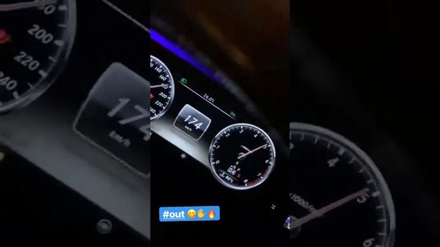 Crazy! Mercedes s500 AMG top speed