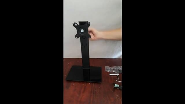 Review TAVR Furniture TAVR Single Monitor Stand VESA Mount for 13-32 Inch Screens, Free-Standing Mo смотреть онлайн