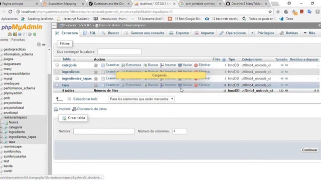 App con Symfony 3 - 43 - Ingredientes. ManyToMany Unidireccional