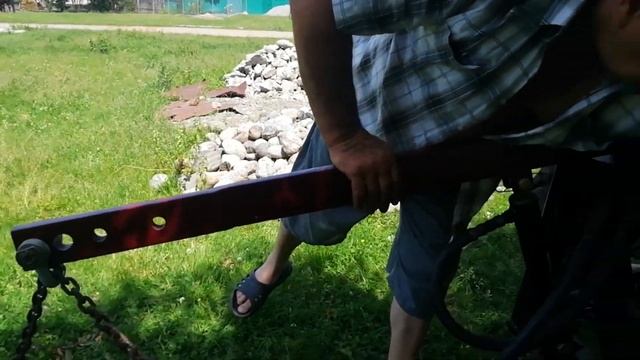 Самодельный подъемник грузов на Т 25