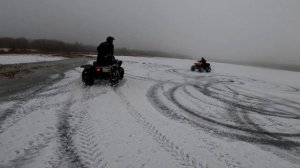 ВЫЕЗД НА КВАДРИКАХ ЗИМОЙ