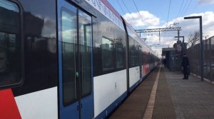 Отправление поезда ЭГ2Тв (Иволга 2.0) со станции МЦД Лианозово
