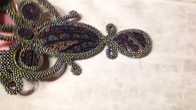 Бисерное кружево. Колье с марказитами смотреть онлайн