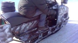 Буран с двигателем от "Оки" судите сами.mp4