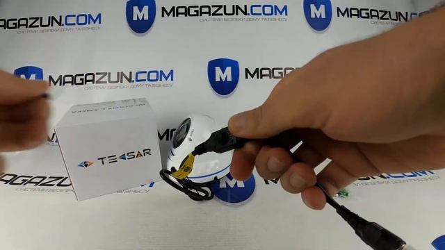 Распаковка AHD видеокамеры Tecsar AHDD-30V2M-out смотреть онлайн