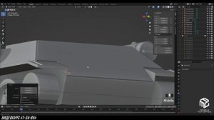 Моделирование танка в Blender 7/21 l GameDev | MFG3D | Render | Modeling