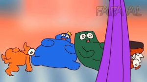 Rainbow friends got so fat..? (NEW!) | Rainbow Friends Animations Roblox pt.43