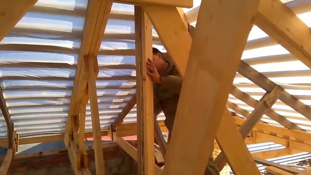 Устройство стропильной системы на 16 метровых фермах смотреть онлайн