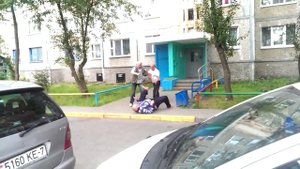 Убойная драка пьяных стариков.