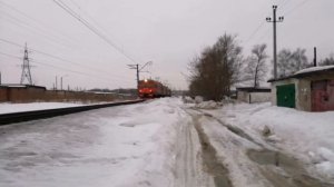 Электропоезд ЭТ2Р-901/902 сообщением Маклец - Новомосковск-1 (+ вагоны от ЭР2К-1068 и ЭР2-1338)