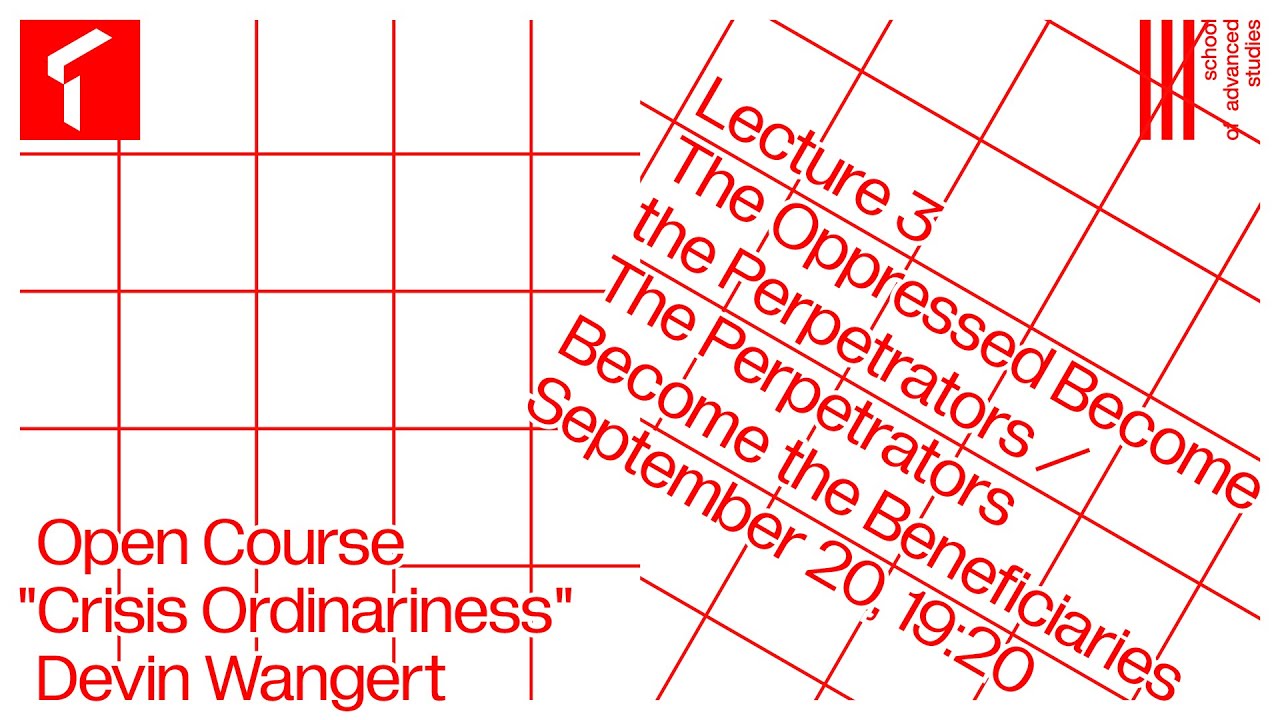 Crisis Ordinariness | Обыденность в кризисном состоянии | Devin Wangert – Open Course, Lecture 3
