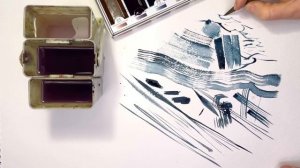 Каллиграфическая кисть ласка/волк/синтетика