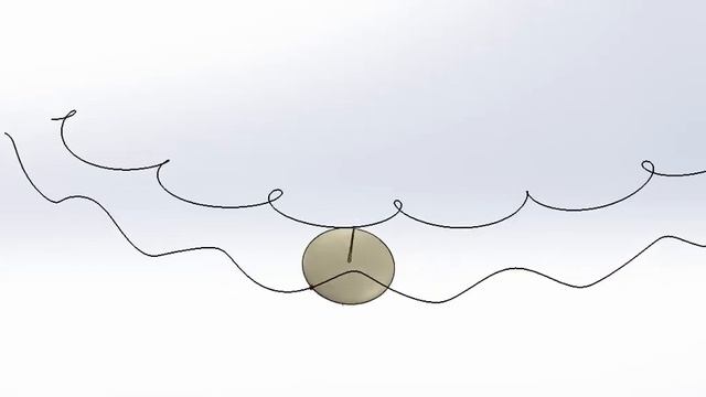 Юла, рисующая синусоиду смотреть онлайн