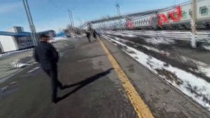 Первые покатался на поезде Работа проводника РЖД#ржд