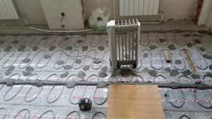 монтаж электрического теплого пола