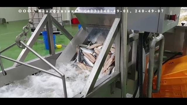 Работа высокочастотного дефростера CHRFT с барботажным (разморозка до плюсовой температуры)