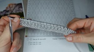 Маленькие ромбы / красивые узоры спицами схемы и описание / простые узоры спицами для детей