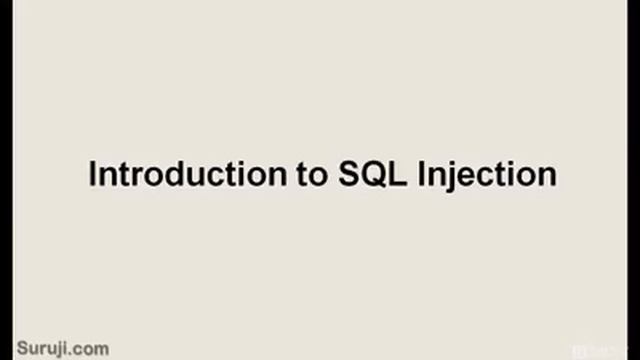 Penetration testing - SQL Injection - Basic of SQL Injection