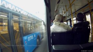 Троллейбус М4 кинотеатр Ударник - Озёрная улица // 2017