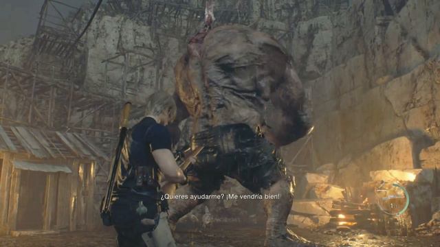 Cómo matar al BOSS Gigante (Capítulo 4) Resident Evil 4 Remake Gold Edition смотреть онлайн