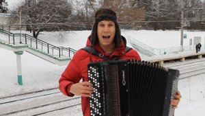 "Девушка Прасковья" Баянист Пётр Матрёничев