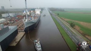 Как спускают на воду большие суда