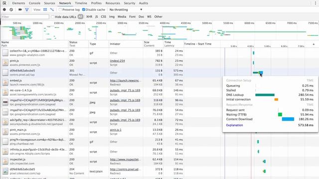 Chrome DevTools: Network panel: Waterfall view смотреть онлайн