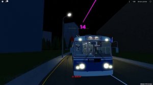 OneSkyVed's Trolleybuses Place Roblox №1 маршрут №14 плюс заезжаем в депо