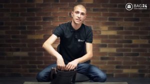 Качественная кожаная сумка средних размеров Shvigel