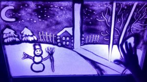 Песочная анимация «С Новым годом!»