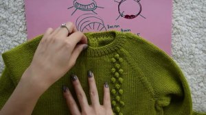 Ч.5 Реглан сверху. Углубление горловины. Установочные ряды. Обработка горловины