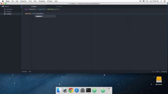 NodeJS Tutorial 3: require Function