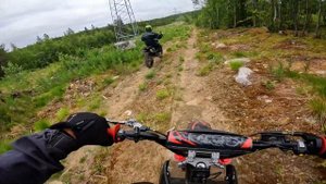 УПАЛИ В ОВРАГ?! - ПОКАТУШКА на ПИТБАЙКЕ и ЭНДУРО