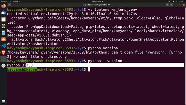 How to create virtual environment | virtualenv in python | Linux