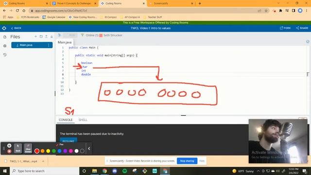 APCSA Java - Types[1] - Primitive Variables смотреть онлайн