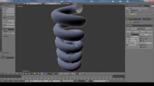 Моделирование пружины в Blender с помощью модификатора Screw