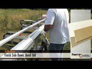 Гиб соединительной планки на листогибе TAPCO MAX