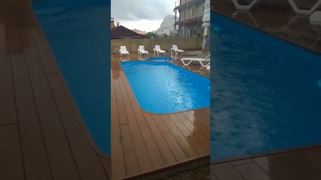 Полипропиленовый бассейн с джакузи в Судаке - наша работа. смотреть онлайн